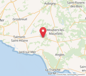 Map of Avrillé, Pays de la Loire