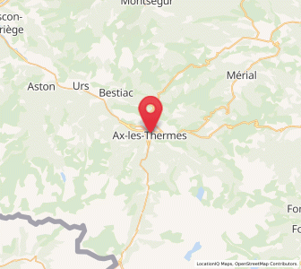 Map of Ax-les-Thermes, Occitanie