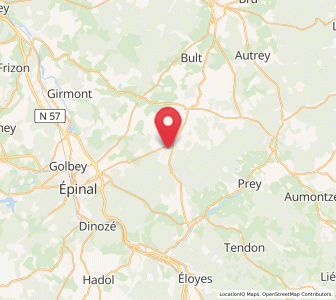 Map of Aydoilles, Grand Est