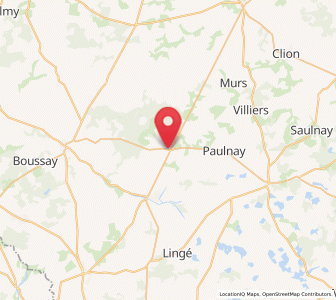 Map of Azay-le-Ferron, Centre