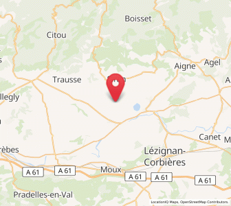 Map of Azille, Occitanie