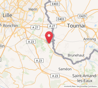 Map of Bachy, Hauts-de-France