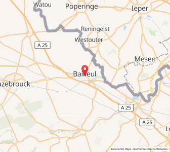 Map of Bailleul, Hauts-de-France