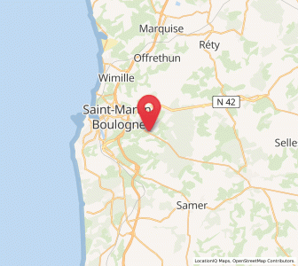 Map of Baincthun, Hauts-de-France