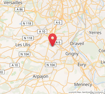 Map of Ballainvilliers, Île-de-France