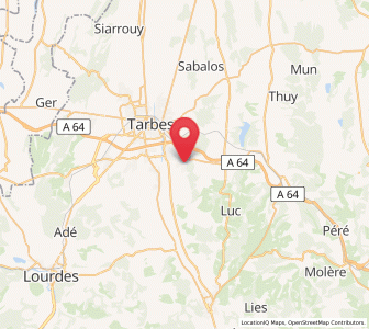 Map of Barbazan-Debat, Occitanie