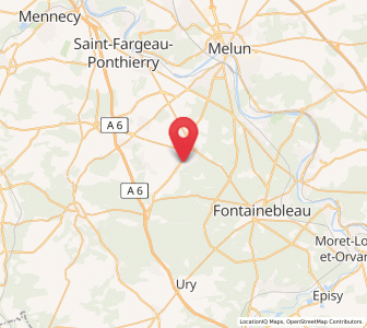 Map of Barbizon, Île-de-France