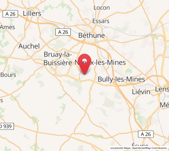 Map of Barlin, Hauts-de-France