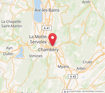 Map of Bassens, Auvergne-Rhône-Alpes