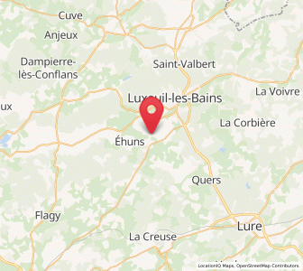 Map of Baudoncourt, Bourgogne-Franche-Comté