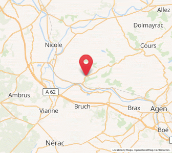 Map of Bazens, Nouvelle-Aquitaine
