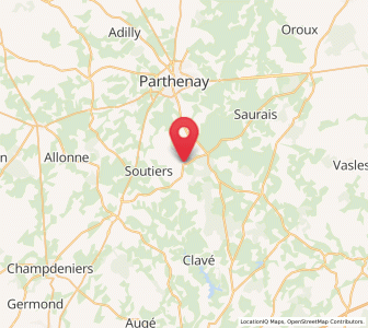 Map of Beaulieu-sous-Parthenay, Nouvelle-Aquitaine