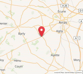 Map of Beaumetz-lès-Loges, Hauts-de-France