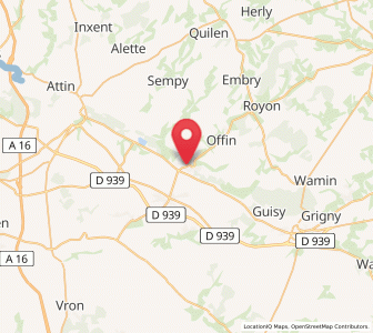 Map of Beaurainville, Hauts-de-France