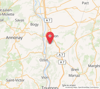 Map of Beausemblant, Auvergne-Rhône-Alpes