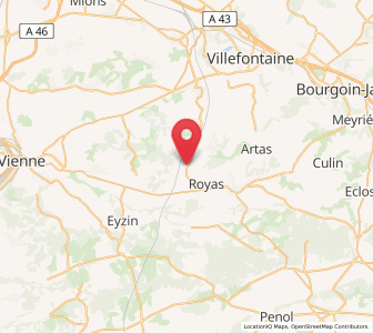 Map of Beauvoir-de-Marc, Auvergne-Rhône-Alpes
