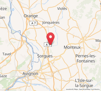 Map of Bédarrides, Provence-Alpes-Côte d'Azur