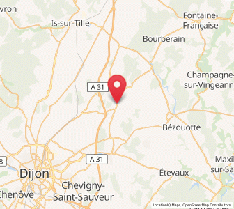 Map of Beire-le-Châtel, Bourgogne-Franche-Comté