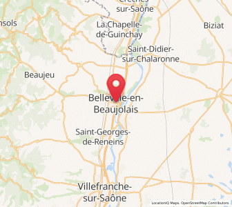 Map of Belleville-sur-Saône, Auvergne-Rhône-Alpes