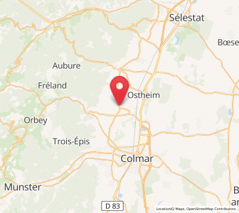 Map of Bennwihr, Grand Est