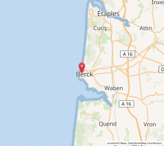 Map of Berck-Plage, Hauts-de-France