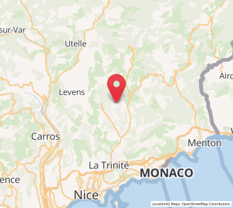 Map of Berre-les Alpes, Provence-Alpes-Côte d'Azur