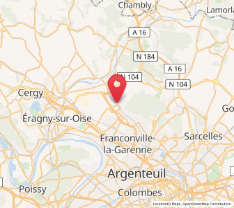 Map of Bessancourt, Île-de-France