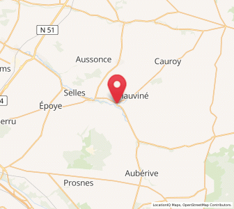 Map of Bétheniville, Grand Est