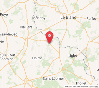 Map of Béthines, Nouvelle-Aquitaine