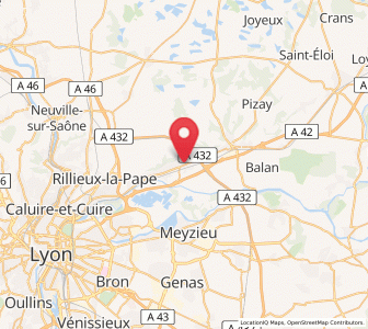 Map of Beynost, Auvergne-Rhône-Alpes