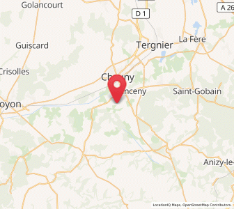 Map of Bichancourt, Hauts-de-France