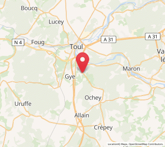 Map of Bicqueley, Grand Est