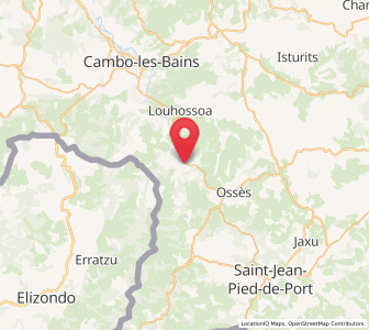 Map of Bidarray, Nouvelle-Aquitaine
