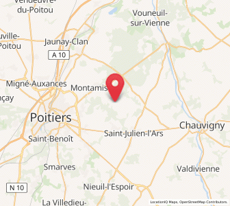 Map of Bignoux, Nouvelle-Aquitaine