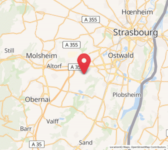Map of Blaesheim, Grand Est