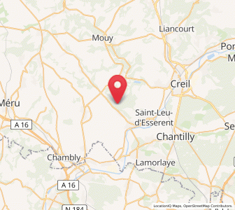 Map of Blaincourt-lès-Précy, Hauts-de-France