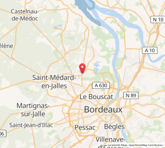 Map of Blanquefort, Nouvelle-Aquitaine