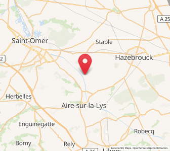 Map of Blaringhem, Hauts-de-France