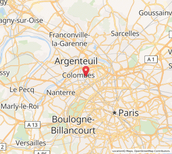 Map of Bois-Colombes, Île-de-France