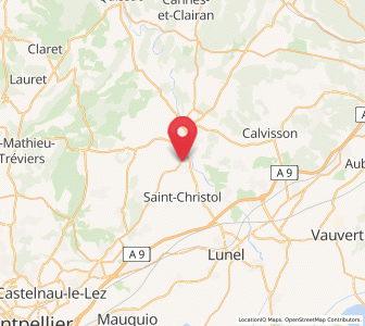 Map of Boisseron, Occitanie