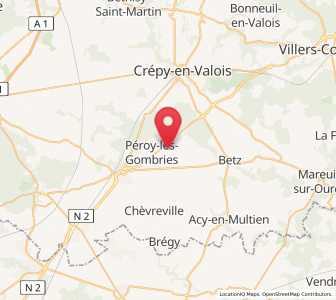 Map of Boissy-Fresnoy, Hauts-de-France