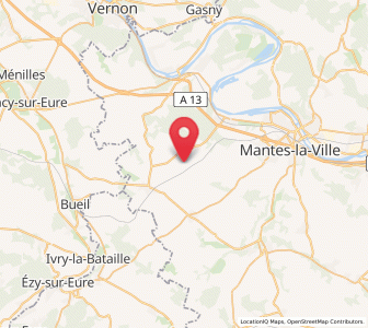 Map of Boissy-Mauvoisin, Île-de-France