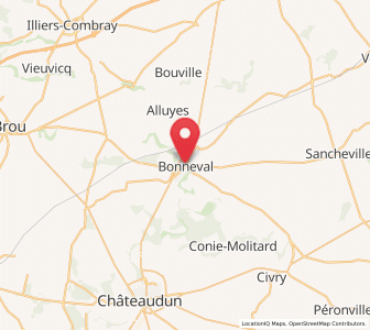 Map of Bonneval, Centre