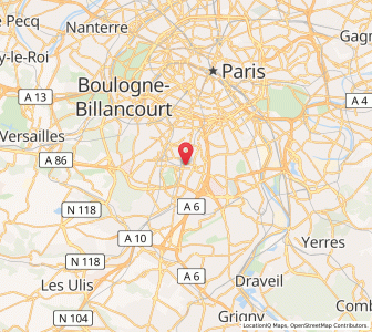 Map of Bourg-la-Reine, Île-de-France