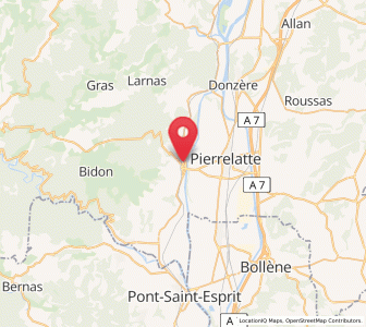 Map of Bourg-Saint-Andéol, Auvergne-Rhône-Alpes