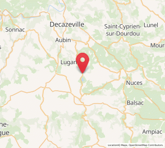 Map of Bournazel, Occitanie