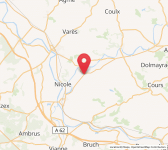 Map of Bourran, Nouvelle-Aquitaine