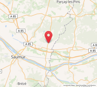 Map of Brain-sur-Allonnes, Pays de la Loire