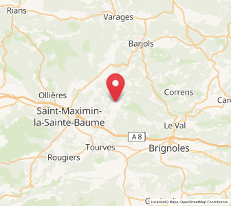 Map of Bras, Provence-Alpes-Côte d'Azur
