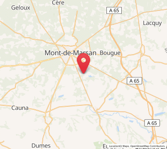 Map of Bretagne-de-Marsan, Nouvelle-Aquitaine